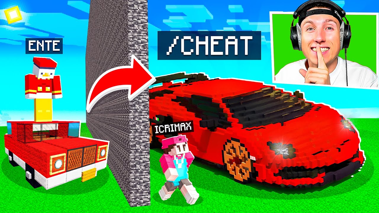 Ich CHEATE HEIMLICH im 1000€ BAU BATTLE in Minecraft!