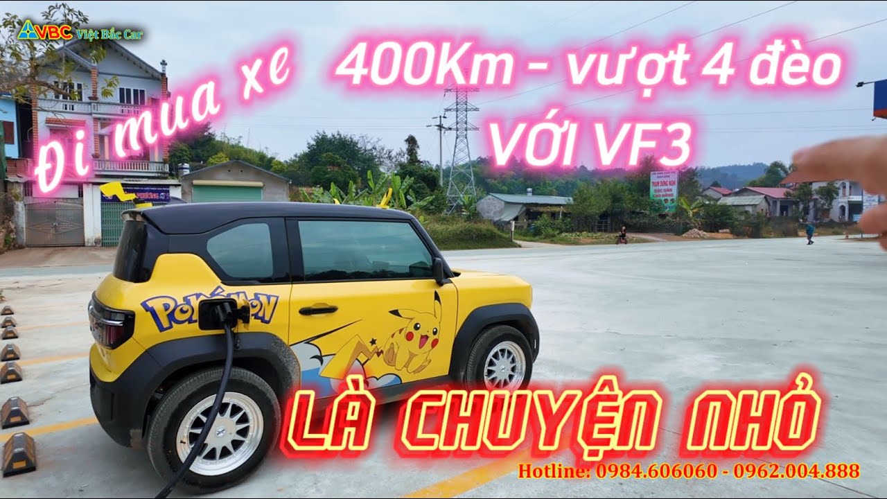 Video cho ae nào còn lăn tăn về VF3 khi chạy đường xa, Em Đi tận Cao Bằng mua xe bằng VF3 đây ạ
