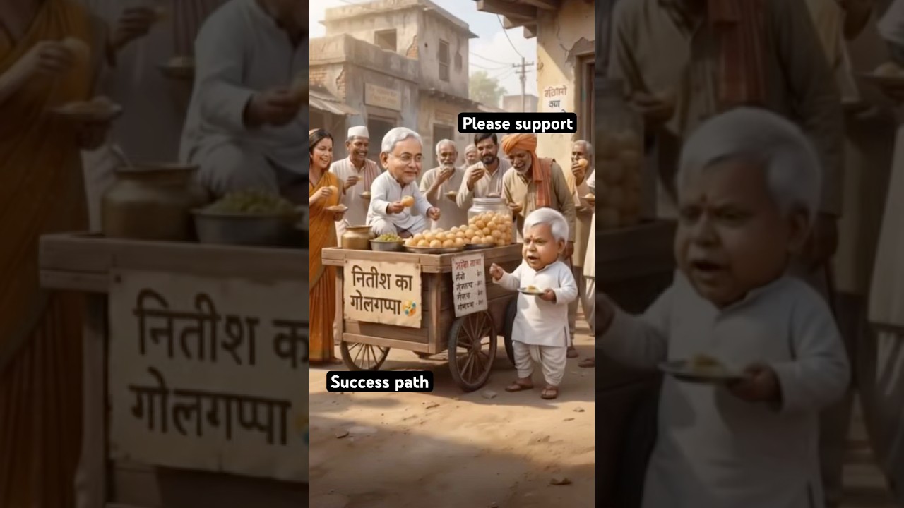 🤣 नितीश जी का गोलगप्पा 😂| Lalu Nitish funny video 🤣 