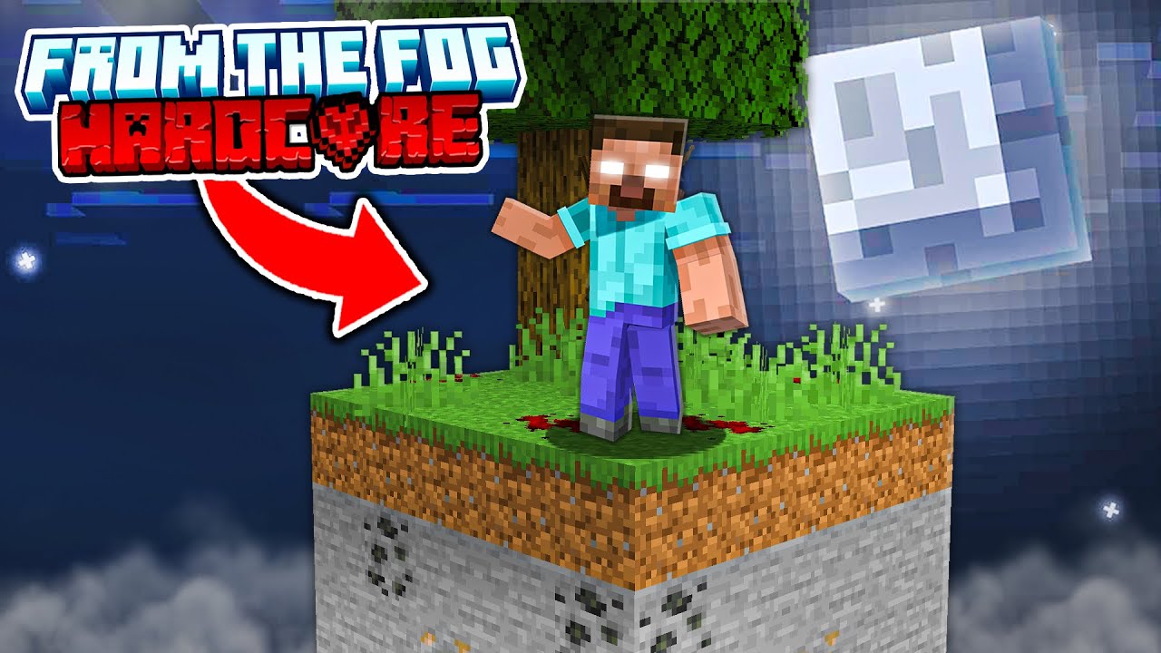 J'ai Ajout&eacute; Herobrine sur un CHUNK en Hardcore (From the Fog)