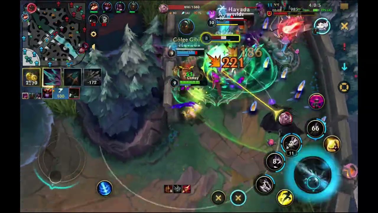XAYAH GAMEPLAY #wildrift #lol 
