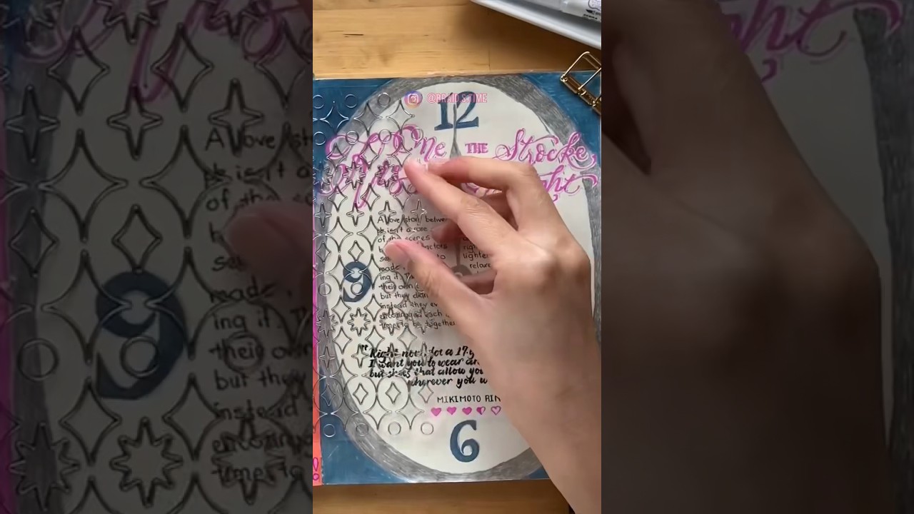 Mixed Media Journal・手帳デコ #journalwithme #drawwithme #collage #mdnotes #mdノート #描き方 #手帳デコ #手帳タイム