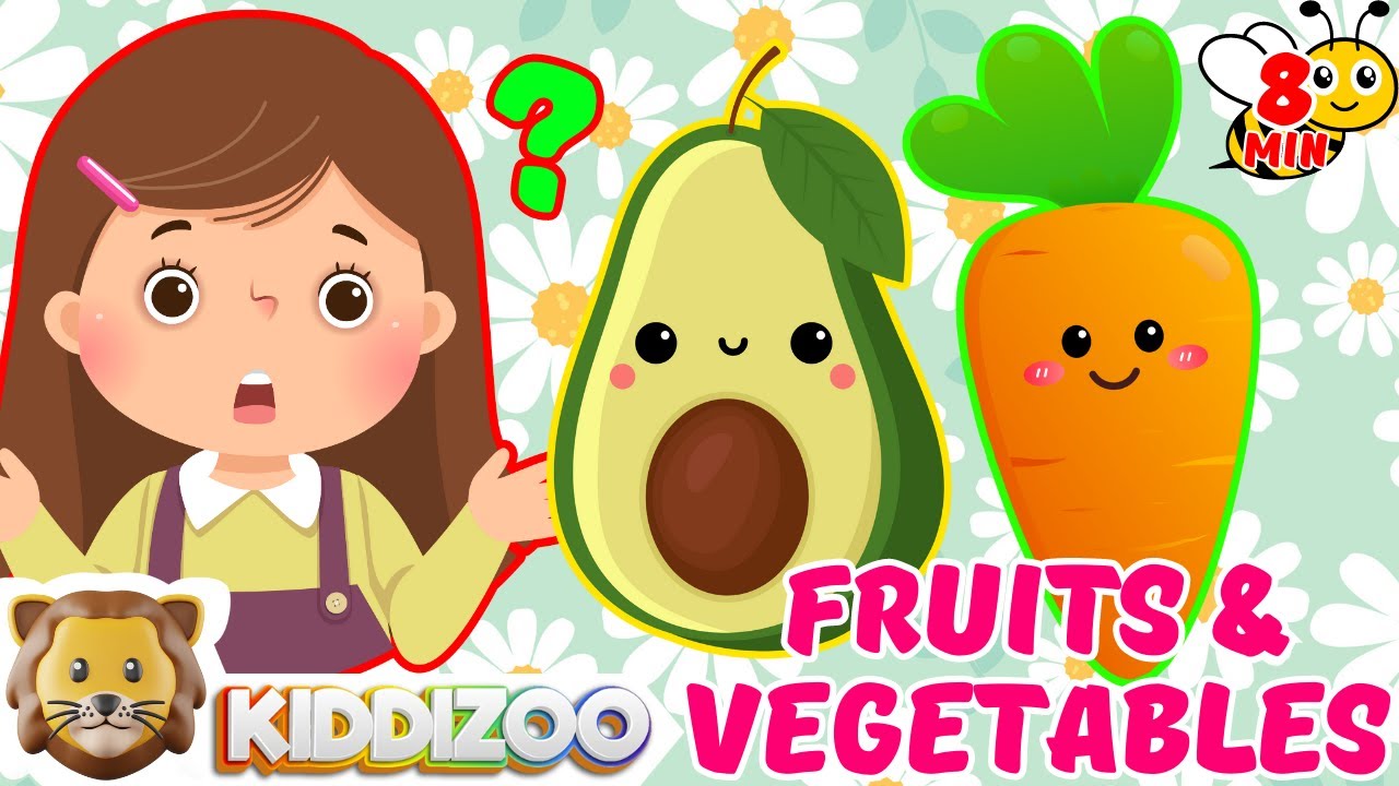 Can you Guess the Fruits and Vegetables? | Healthy Foods Guessing Game for Kids