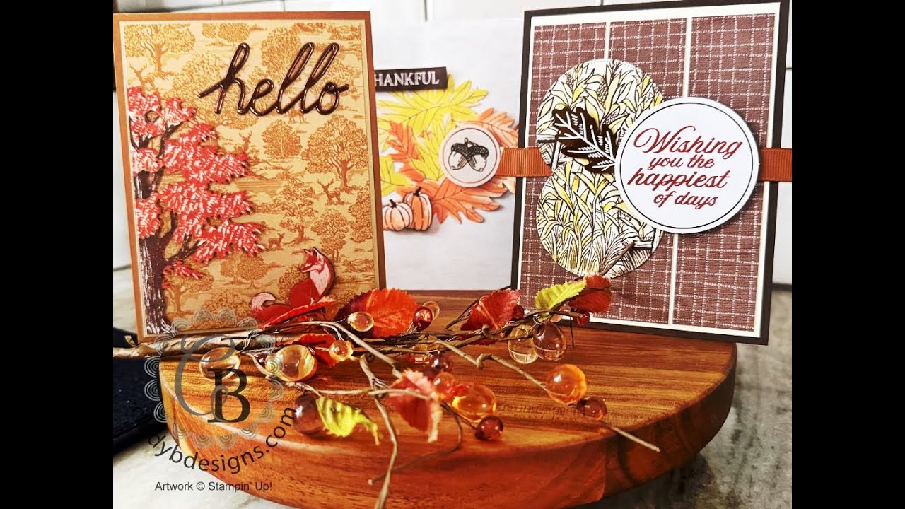 Stampin' Up! Paper Pumpkin Kit Alternatives Sept 2025 Fall For Toile + Kit Unboxing|Cards | Giveaway