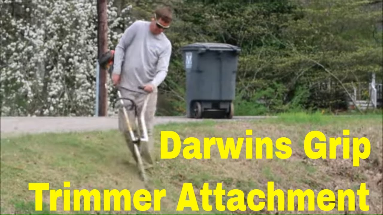 String Trimmer Attachment and Demonstration - Darwin's Grip Review