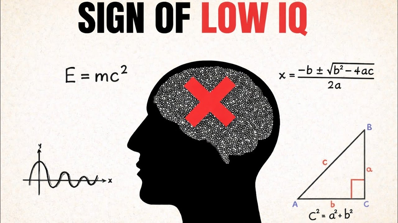 4 HABITS OF LOW IQ PEOPLE