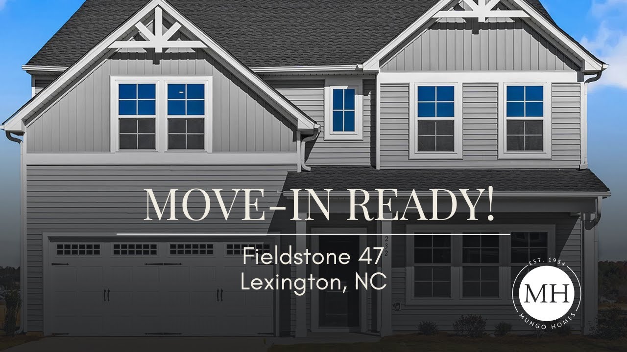 MOVE-IN READY New Home in Lexington, NC by Mungo Homes! 232 Rock Cress Drive