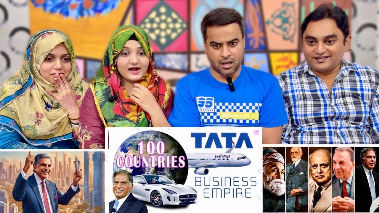 TATA'S Business Empire (100 COUNTRIES) | Ratan Tata | How Big is Tata? | Amber Rizwan REACTION!!