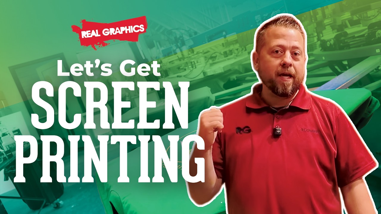 Walk through the Screen Printing Process at Real Graphics