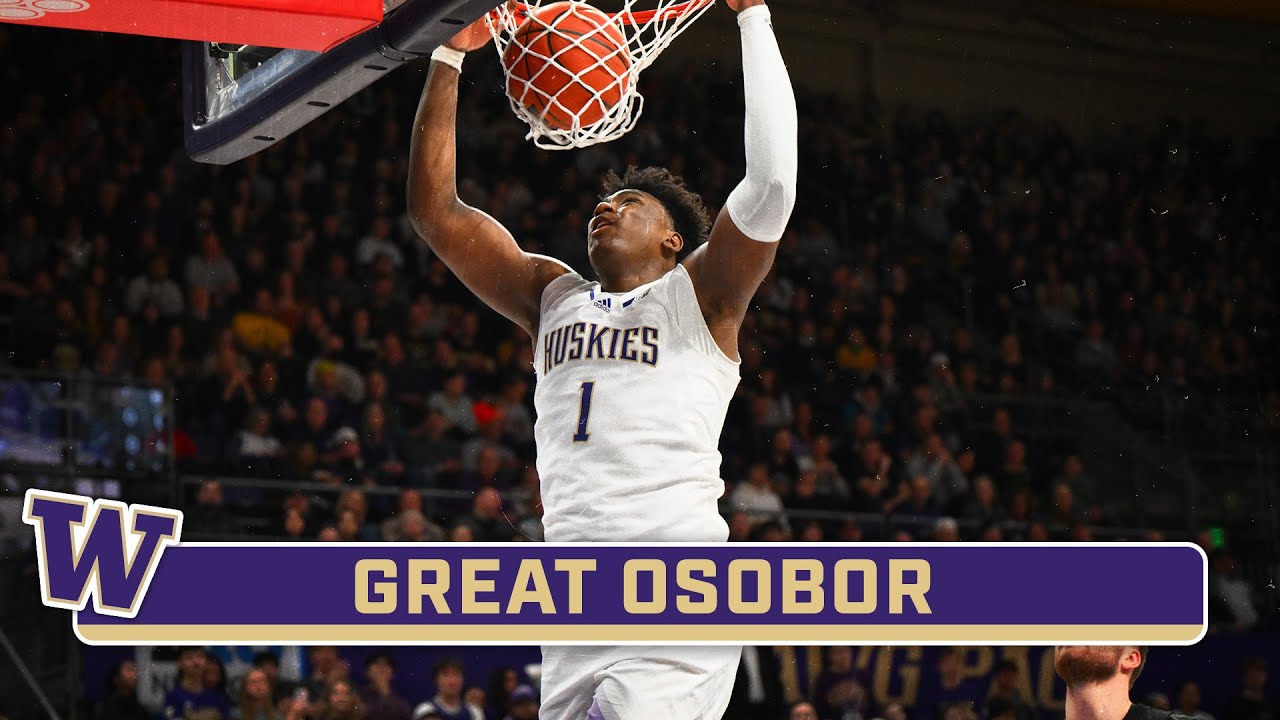 2025 SENIOR HIGHLIGHTS: F Great Osobor | Washington Bsketball