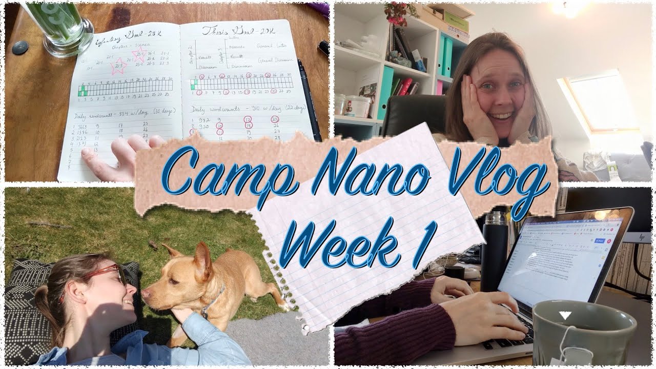 Camp Nano April 2021 Week 1 Writing Vlog: how to use dictation to smash your writing goals!