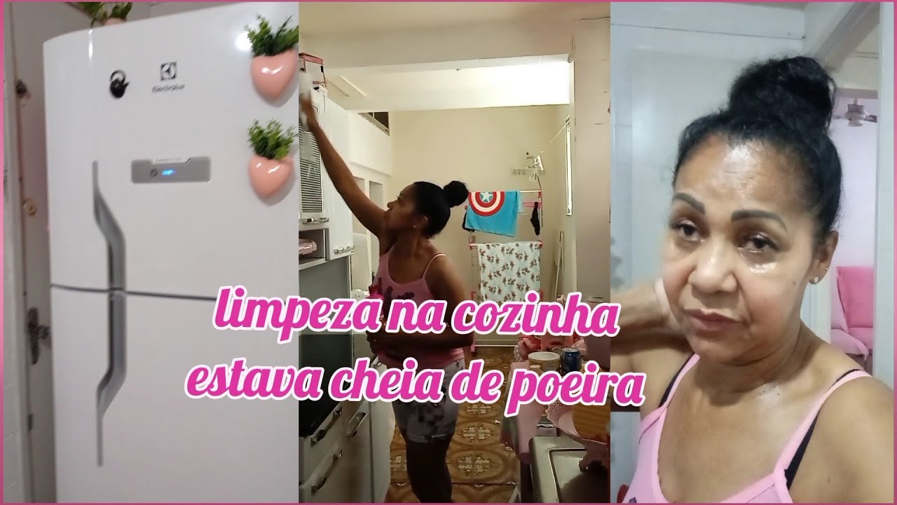 Minha cozinha está muito cheia de poeira 