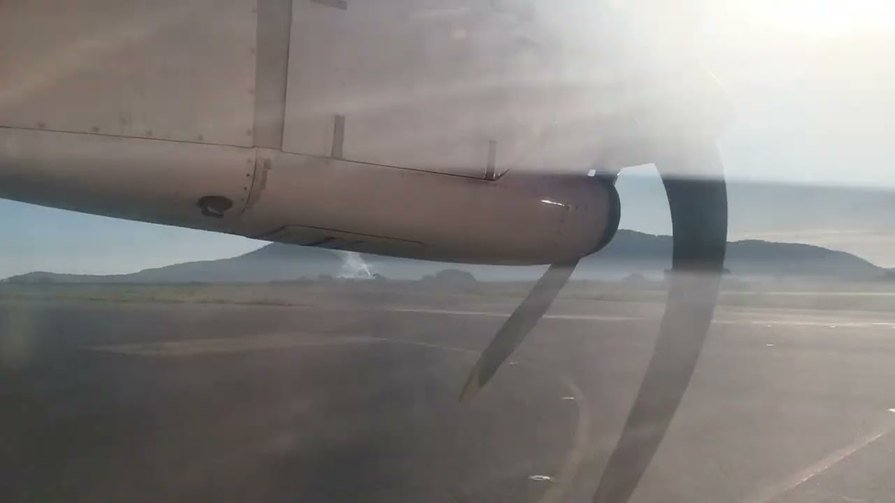 Despegue de un ATR 72-600 de Air Nostrum en Ibiza con destino Palma de Mallorca (15/01/2026)