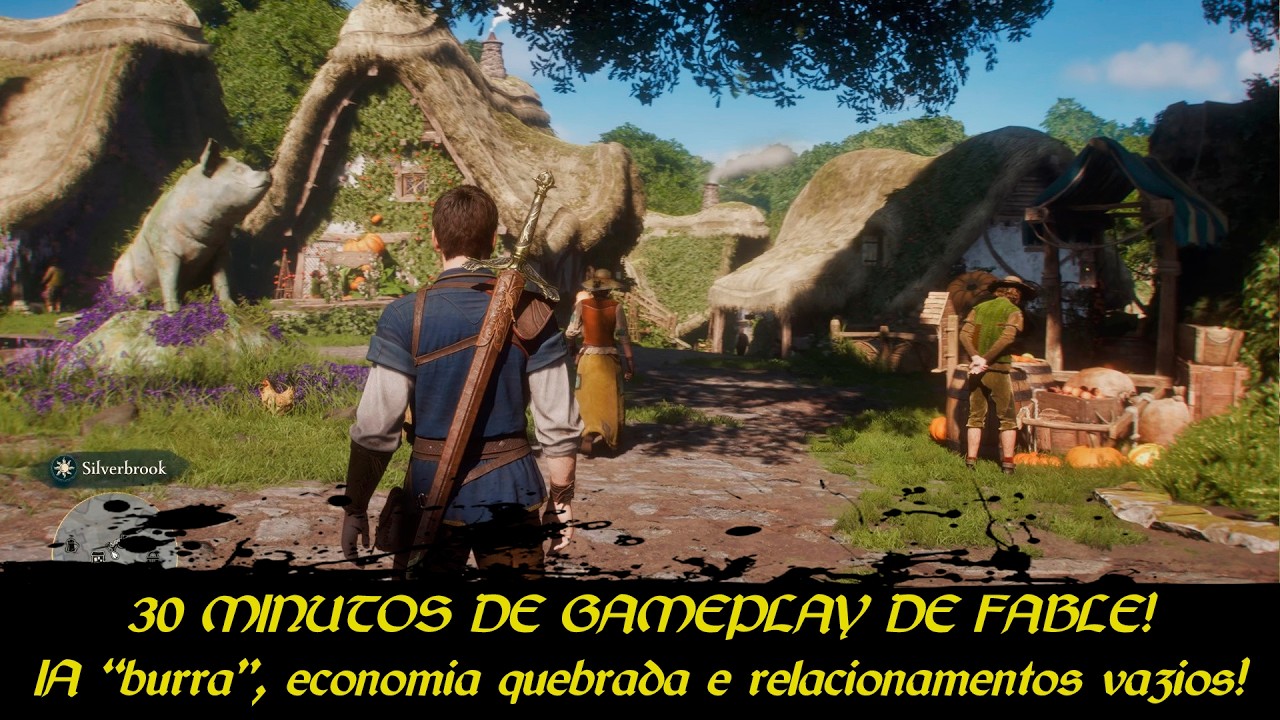 O GAMEPLAY ESTRANHO DE FABLE! Combate fraco, economia quebrada e relacionamentos desinteressantes!