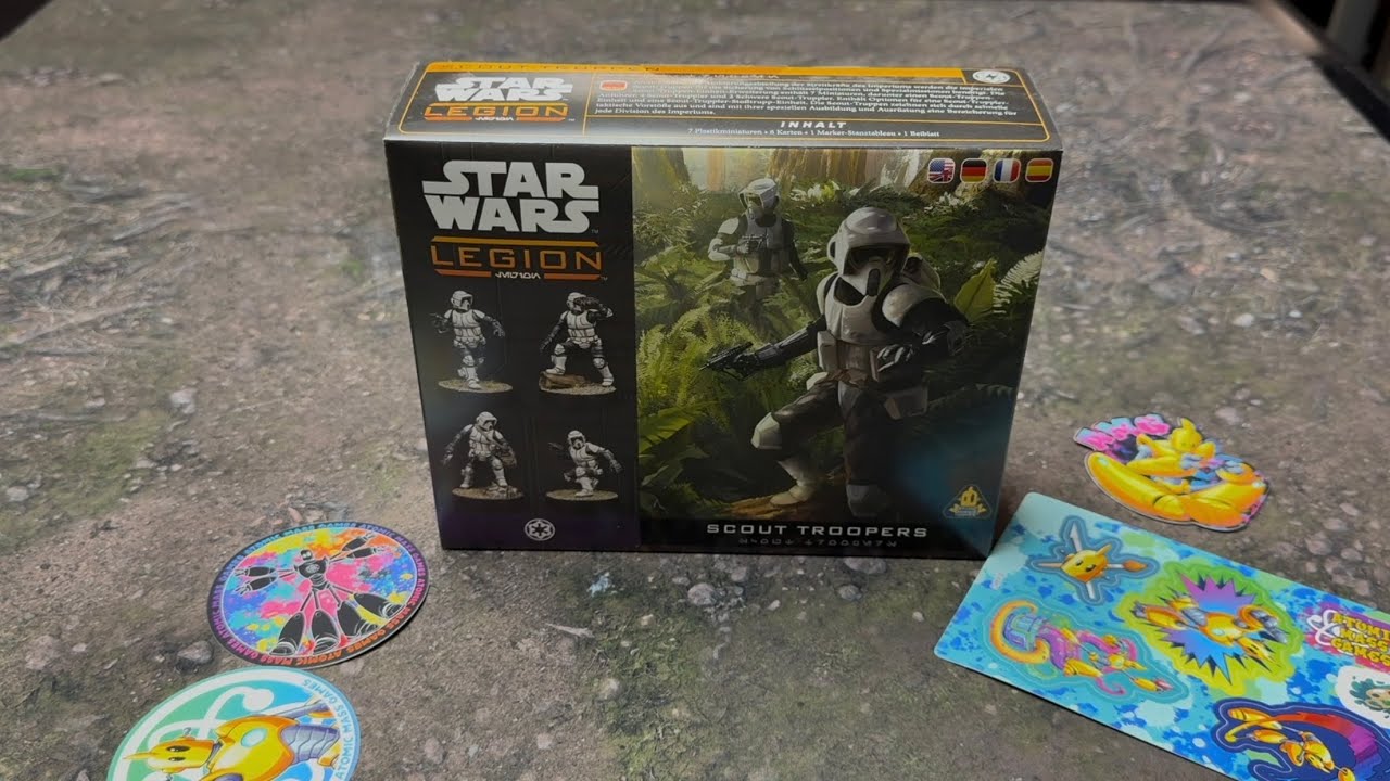 Star Wars Legion Unboxing: Scout Troopers (new sculpts)