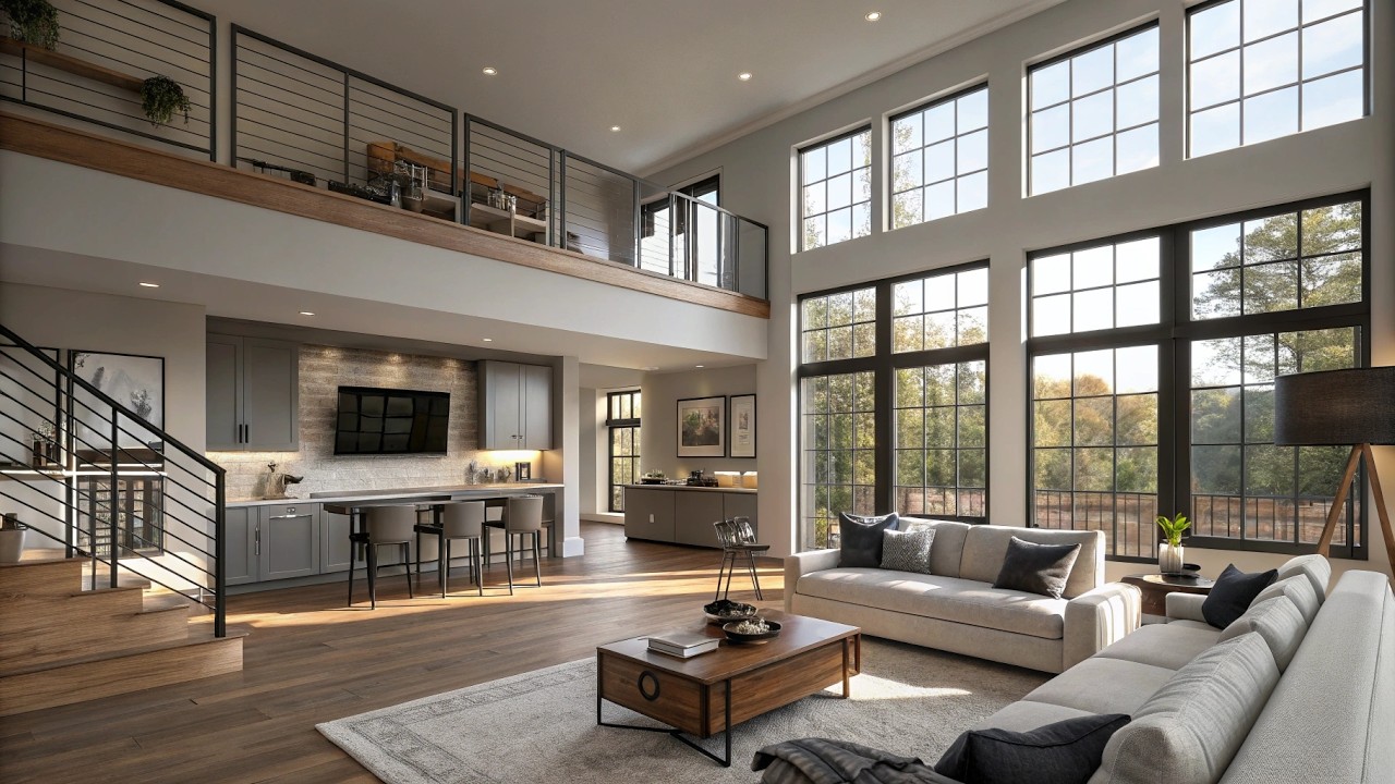 Самые комфортабельные планировки американских домов 2026 года | Умный дизайн, гибкие пространства...