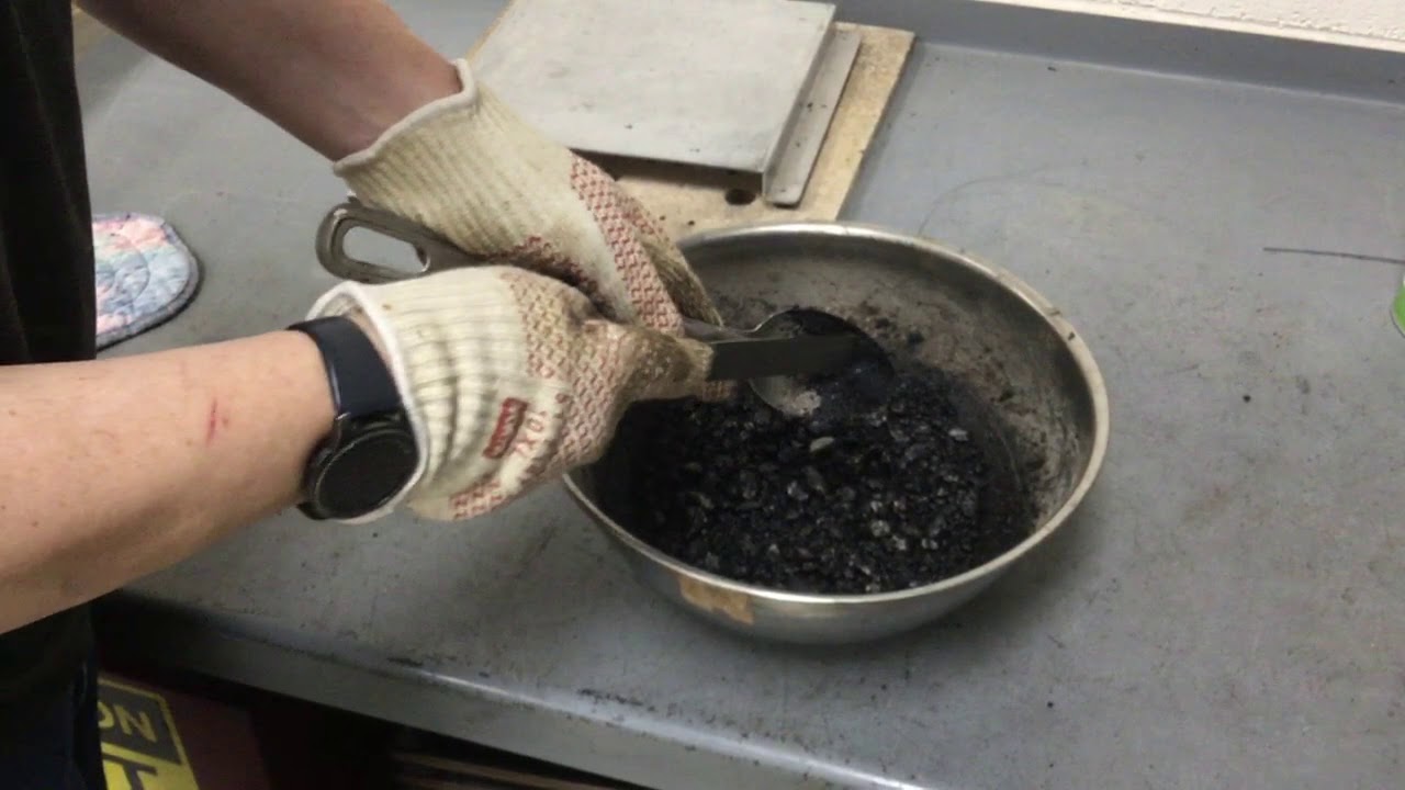 Hand Mixing Asphalt for AASHTO T-308 OR ASTM D-6307