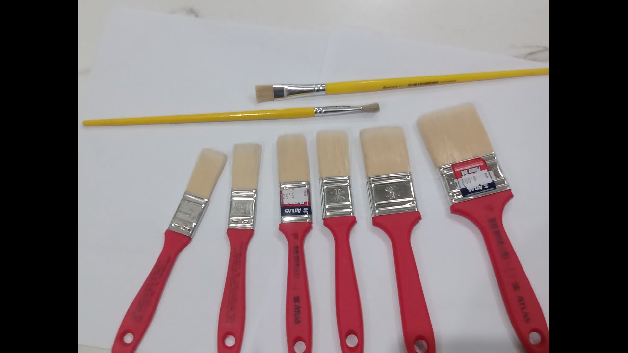 Onde comprar pincéis e trinchas. E como acertar as pontas deles