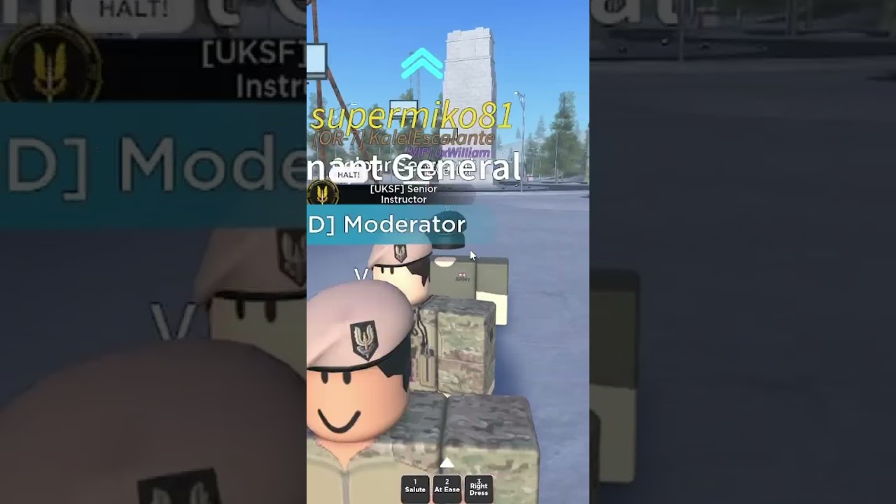 Я присоединился к UKSF в Roblox British Army #roblox #police #games #robloxgames #roleplay #military