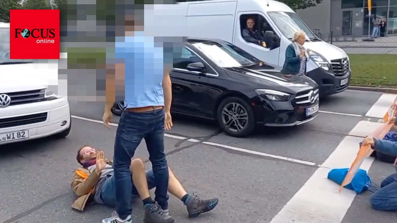 Klima-Kleber f&auml;ngt zu betteln an: &bdquo;Tun Sie mir bitte nicht weh!