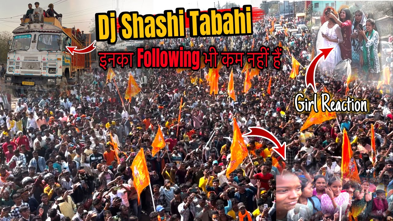 Dj Shashi Fan Following मामले me किसी से कम नहीं है Public Reaction दिखा और लड़कियों भी झूमते दिखे 😲