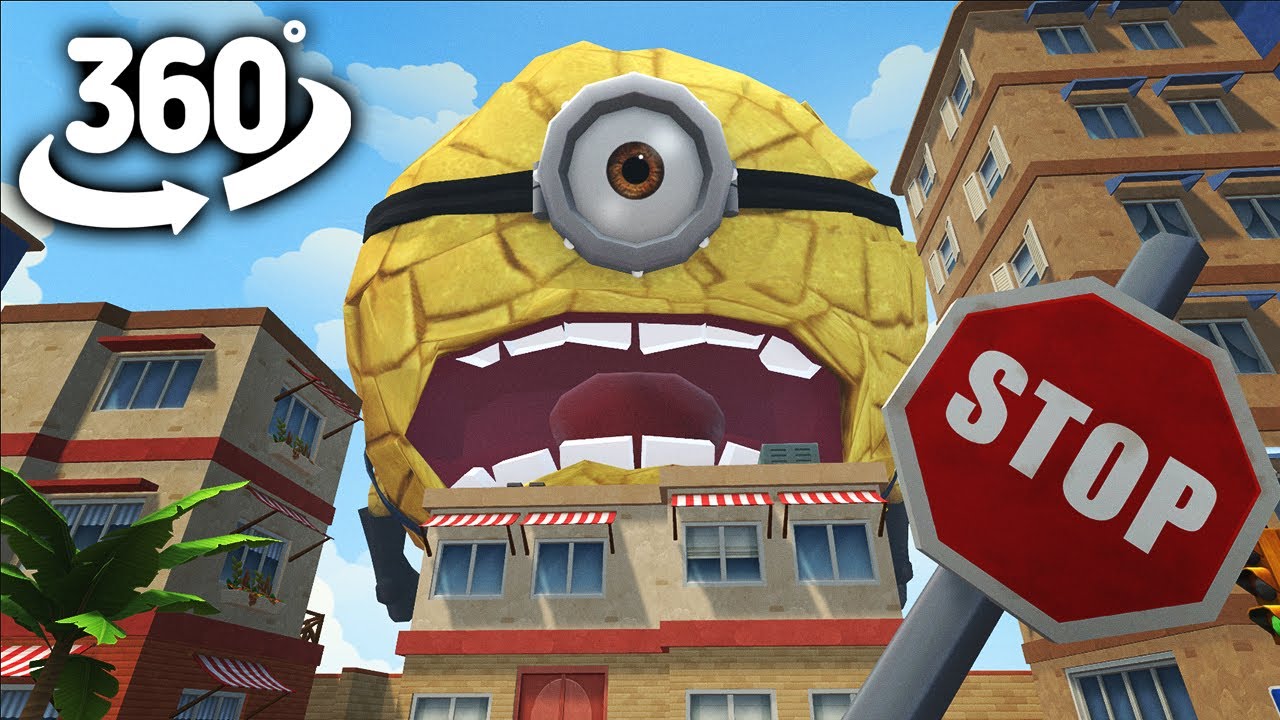Giant Minion in Village! | 360&deg; VR