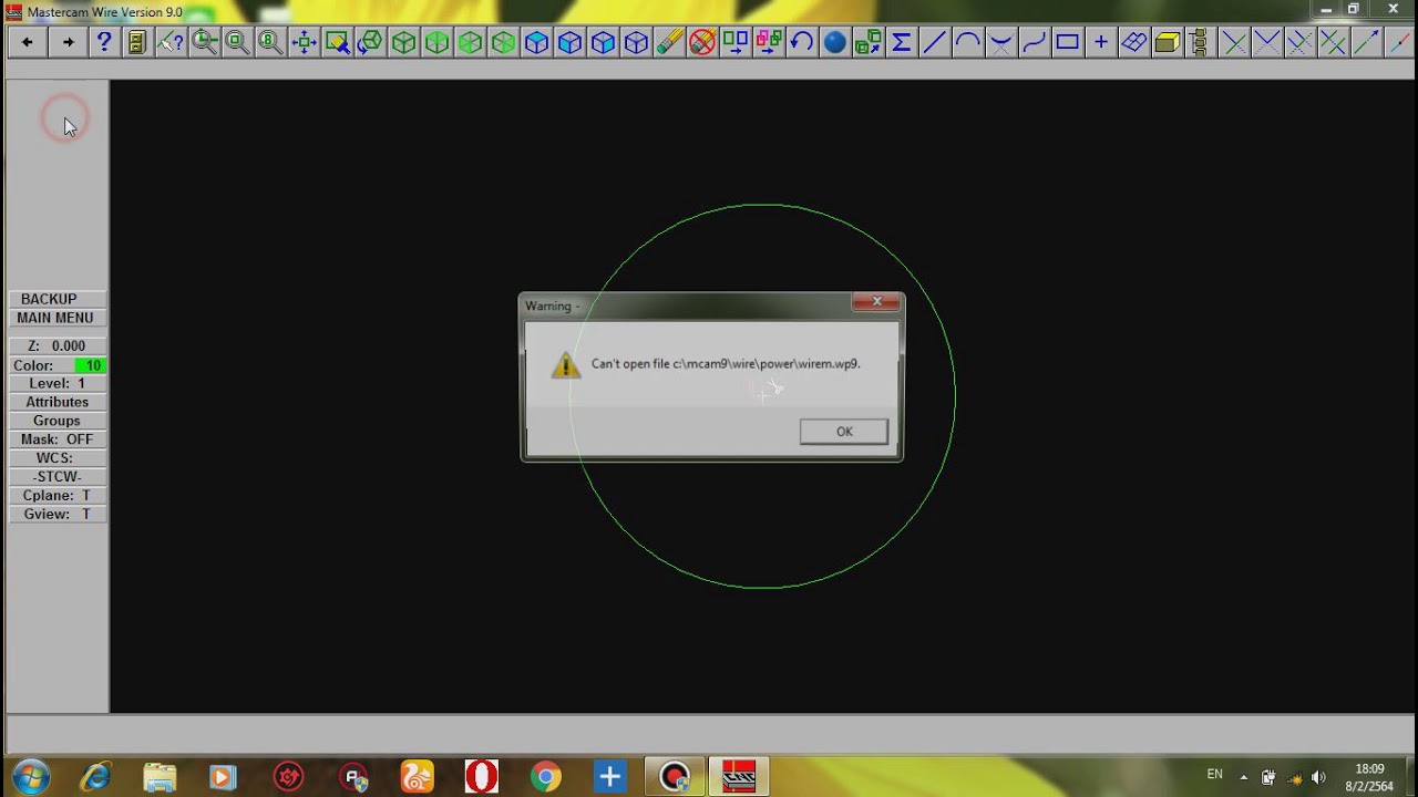 EP1.Mastercam V9 Wire cut
