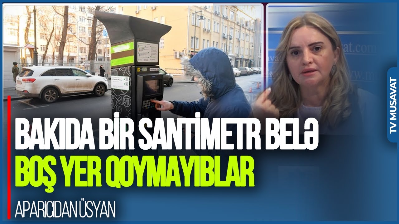 Aparıcıdan ÜSYAN: Bakıda bir santimetr belə BOŞ YER QOYMAYIBLAR
