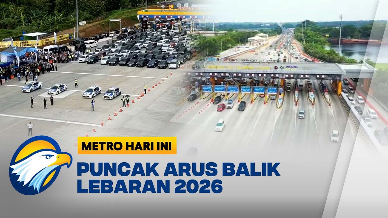 One Way Nasional Arus Balik Tol Kalikangkung Hingga Cikampek Utama - [Metro Hari Ini]