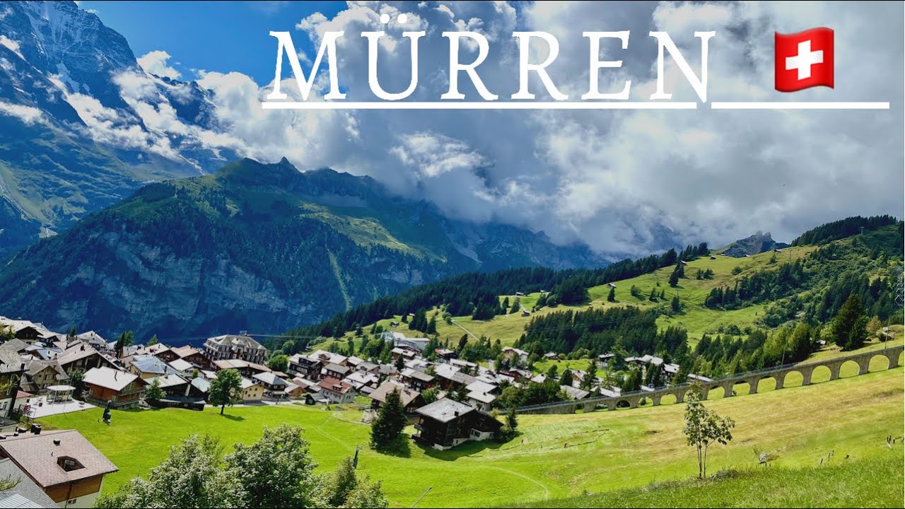 Mürren | a Car-FREE ⛔️ Village in Switzerland 🇨🇭Swiss Alps Village 🏔