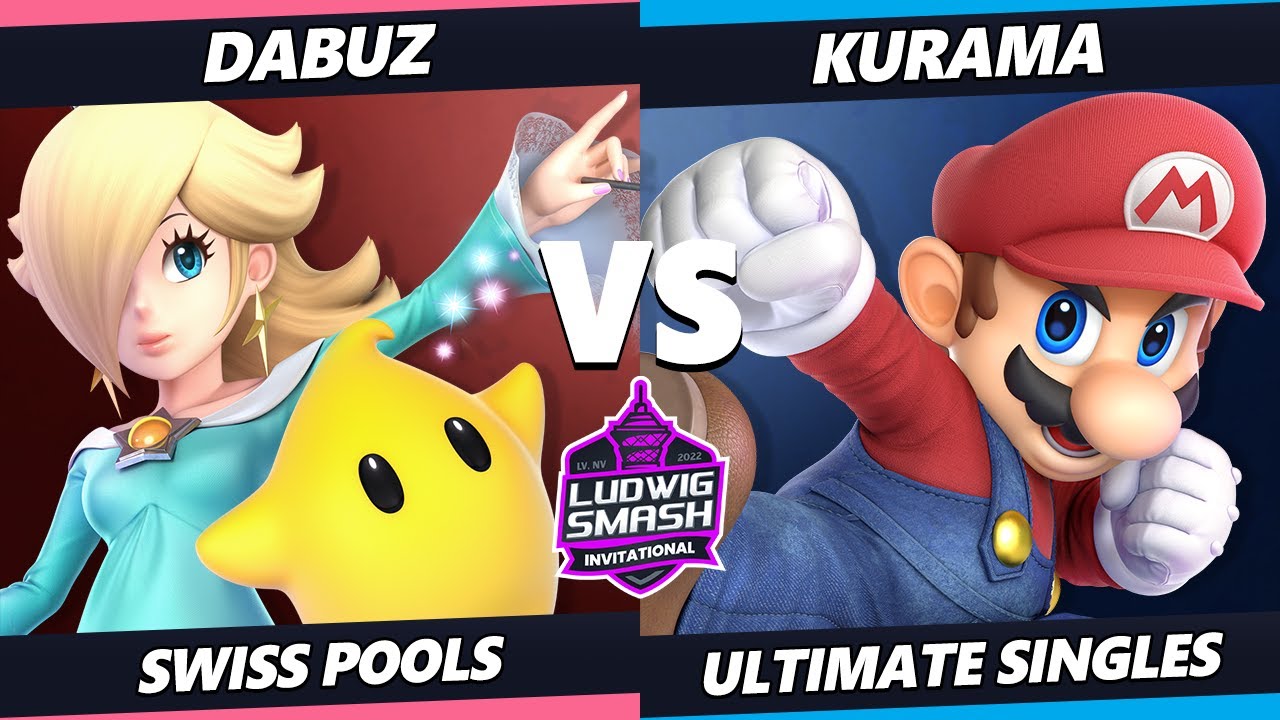 Ludwig Invitational - Kurama (Mario) Vs. Dabuz (Rosalina) SSBU Ultimate Tournament