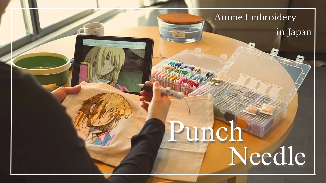 Путь новичка в Punch Needle: Делаю Хаула / Тёплая будни
