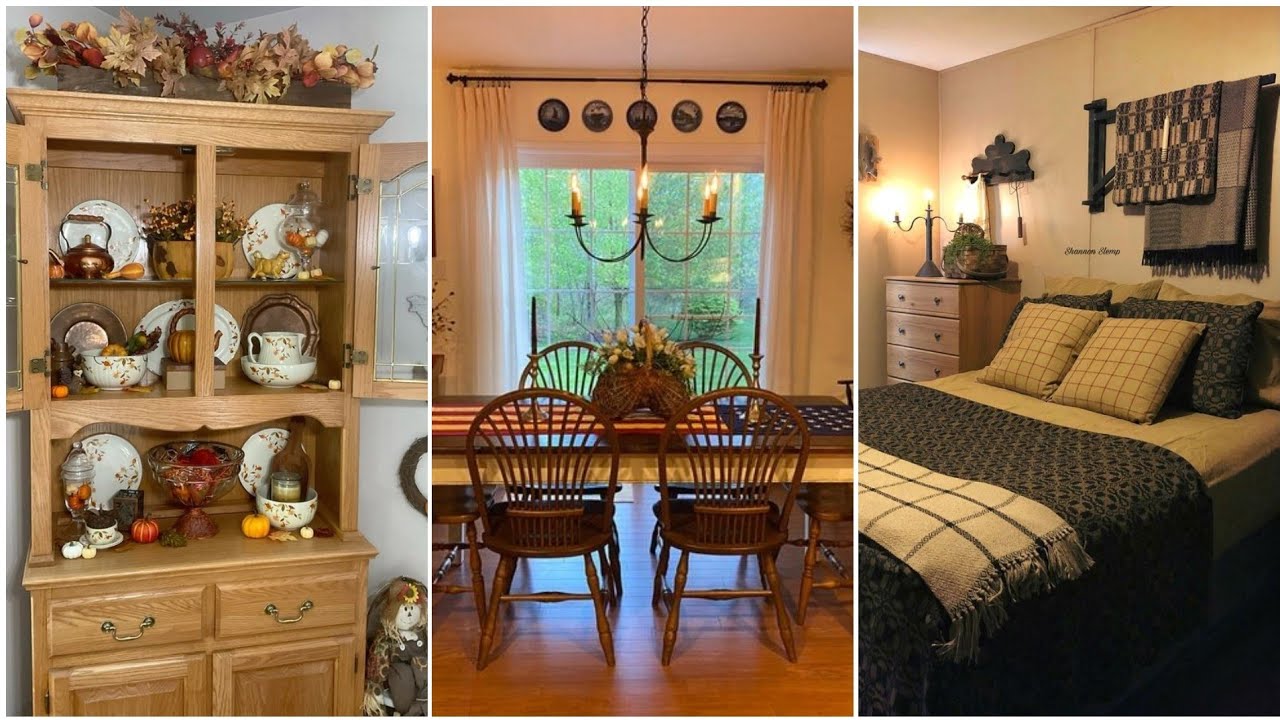 Country chic farmhouse decor inspiration. Farmhouse style home decorating ideas. #vintagestyle #home