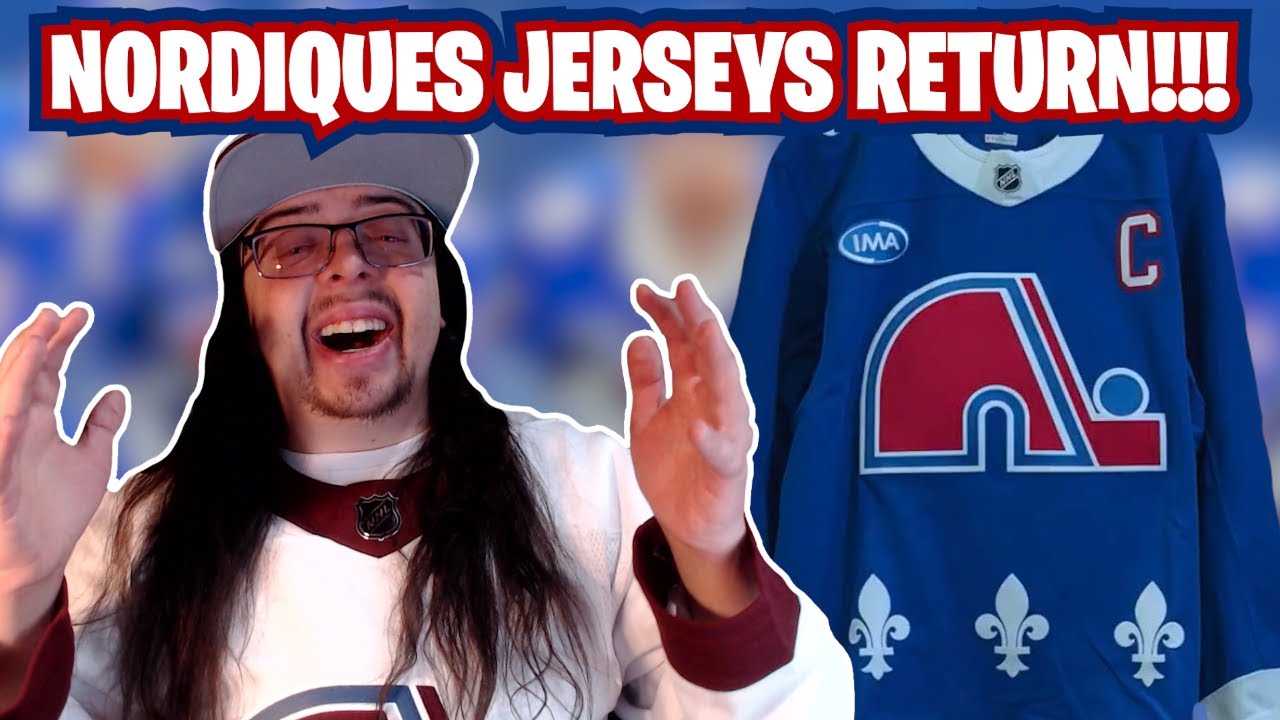 Colorado Avalanche выпускает возвратную футболку NORDIQUES!