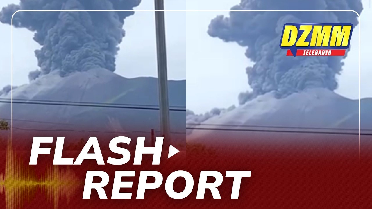 Explosive eruption occurs at Kanlaon Volcano | DZMM Teleradyo (19 February 2026)