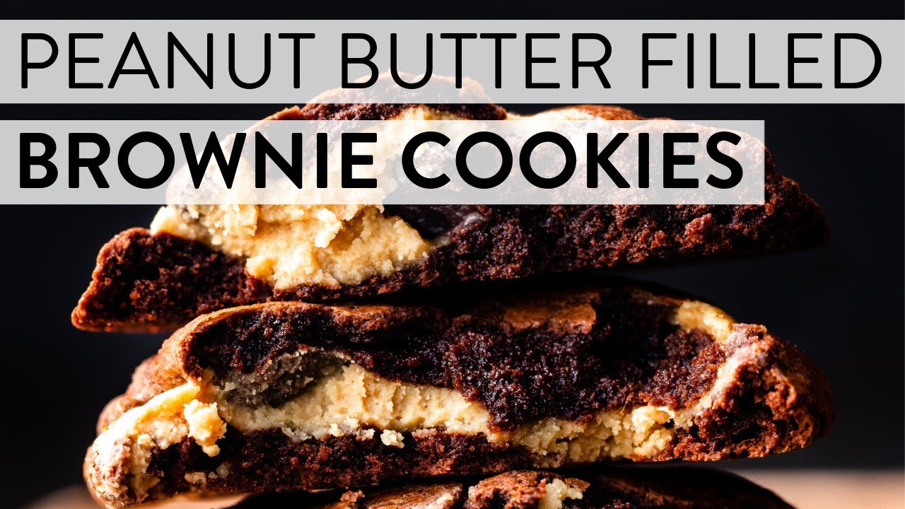 Peanut Butter Filled Brownie Cookies | Sally's Baking