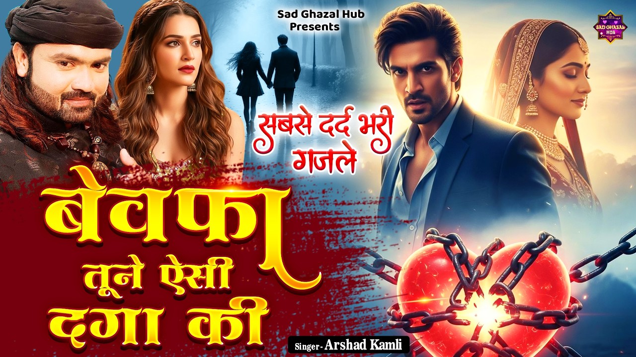 सबसे दर्द भरी ग़ज़ल | बेवफा तूने ऐसी दगा की | Aag Duniya Me Meri Laga Di | Latest Arshad Kamli Ghazal