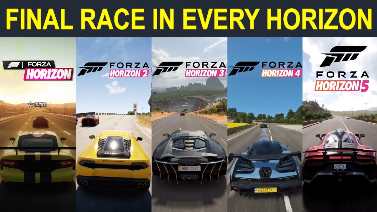 Goliath (Final Race) In EVERY Forza Horizon 1,2,3,4,5 l Evolution of Goliaths in Forza Horizon 1-5