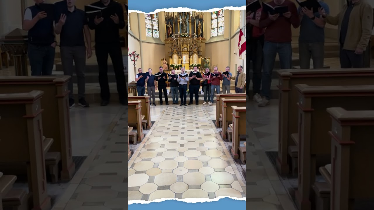 „Gott ist gegenwärtig“ – Männerchor Leipzig-Mitte | Gesungen in der St. Marien-Kirche Hof (Saale)