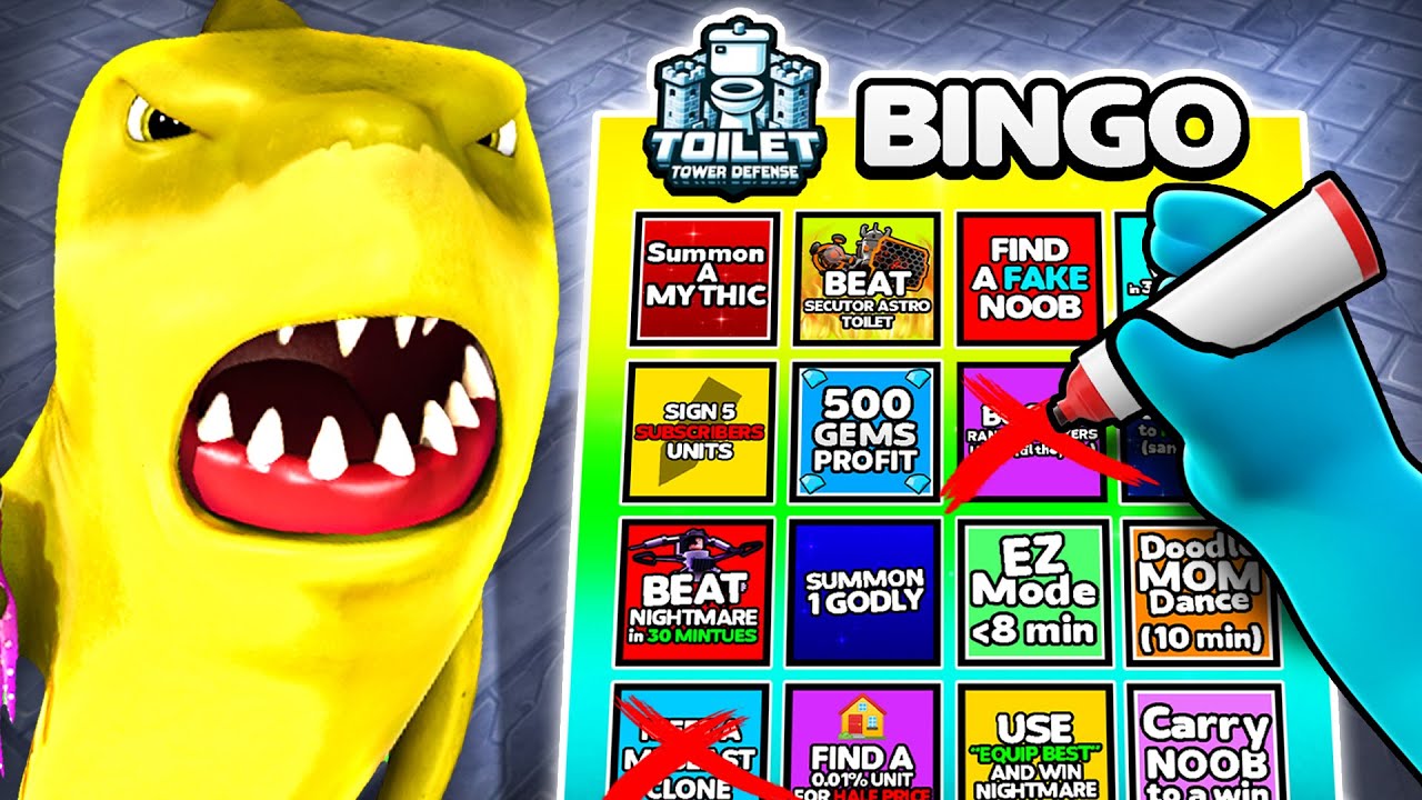 Toilet Tower Defense BINGO!