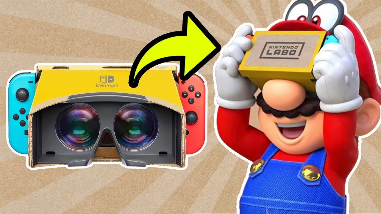 Super Mario Odyssey VR Gameplay of ALL NEW LEVELS with Nintendo Labo VR!