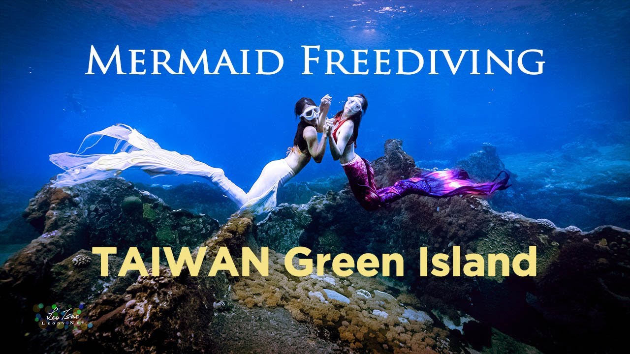 Mermaid Freediving Taiwan Green Island 美人魚 自由潛水 綠島