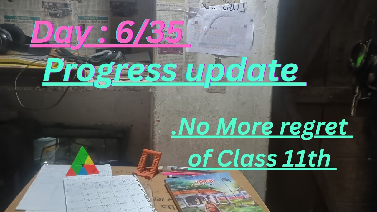 Day-6 progress update No more regret of backlog jee aspirant 