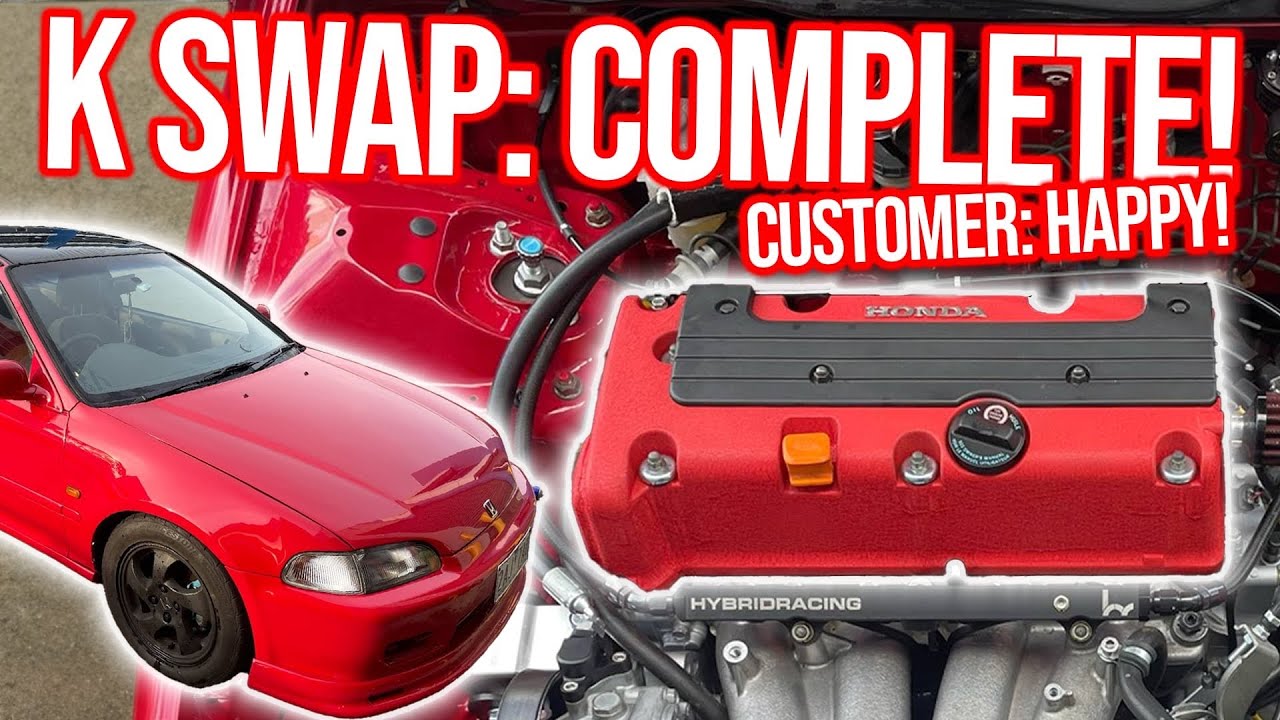 Beater EG Civic K24 Swap Full Transformation