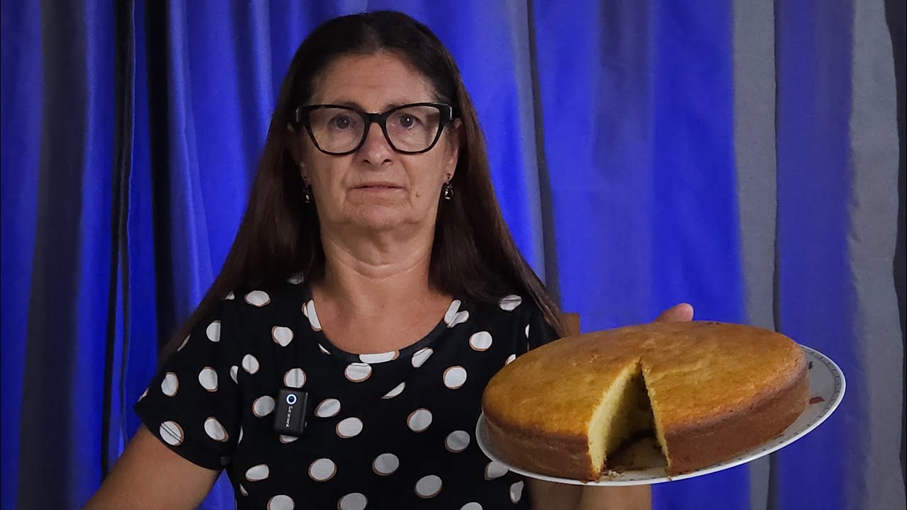 ASMR NA COZINHA - Fiz um bolo de fubá