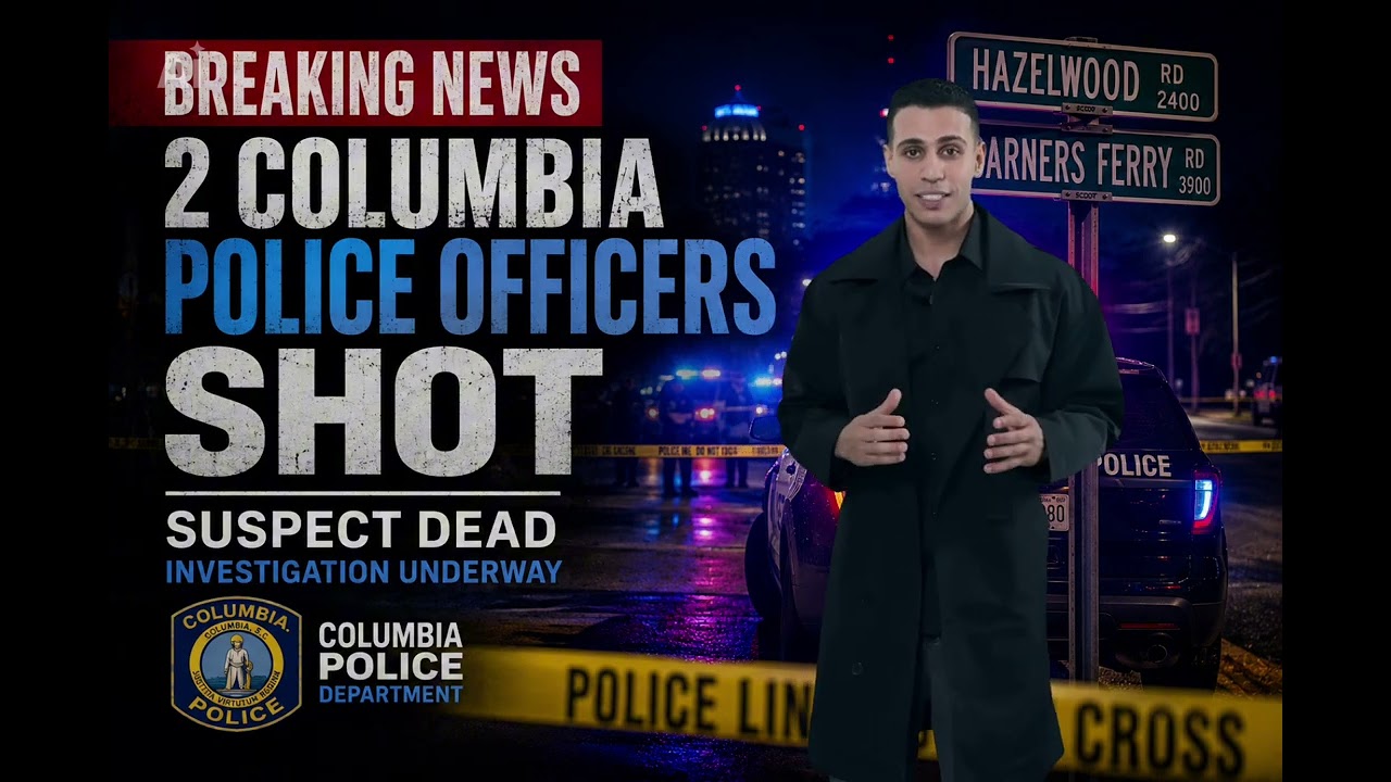 2 Columbia , South Carolina Police Officers Shot, Suspect Dead | BREAKING NEWS