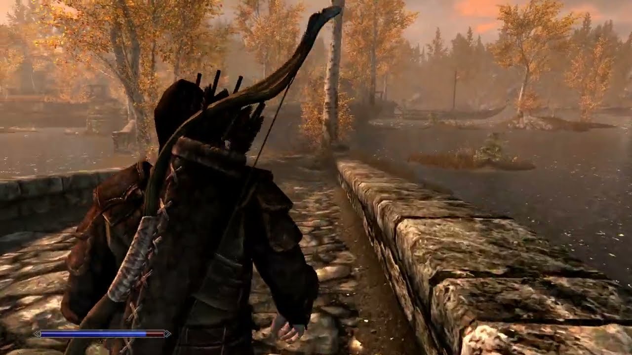 Skyrim: Погружение с Improved Camera: поиск коллектора Фарингота без интерфейса и прицела!