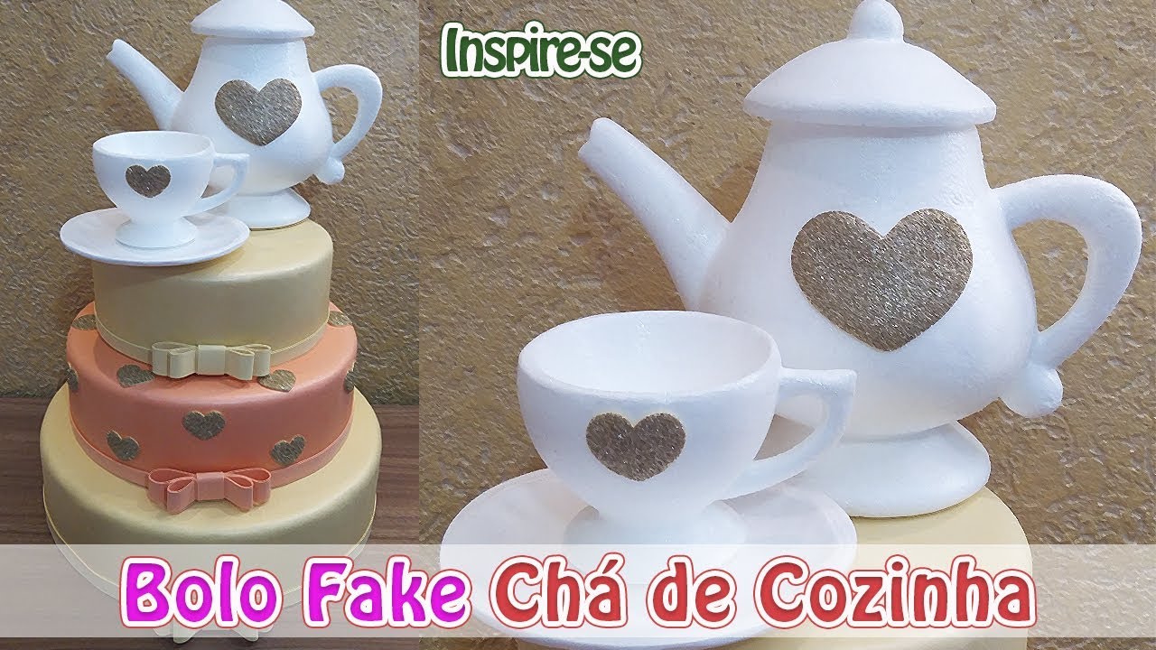 Bolo Fake Chá de Panela - Inspire-se | Criatividades da Dê