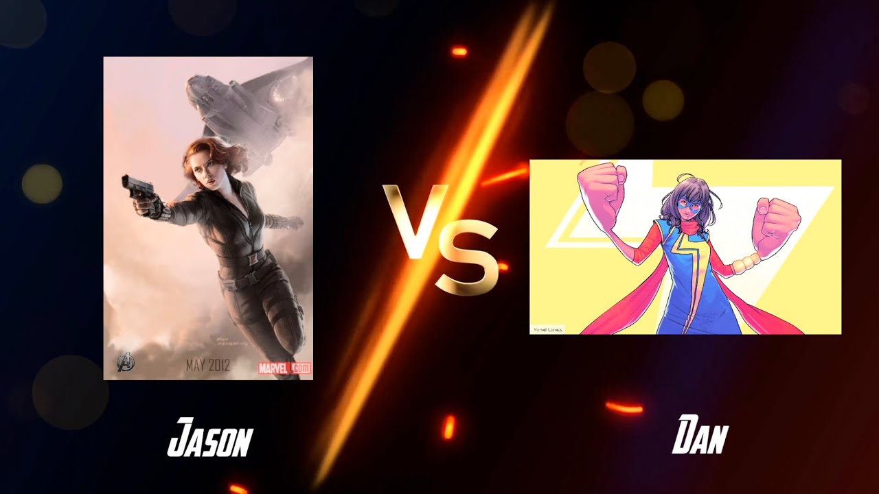 Black Widow vs Ms. Marvel (Jason vs Dan) | Unmatched