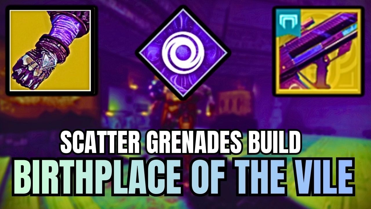 Solo Grandmaster Alert Birthplace of the Vile w/ Scatter Grenades Build  [Destiny 2: Renegades]